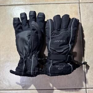Head black ski gloves